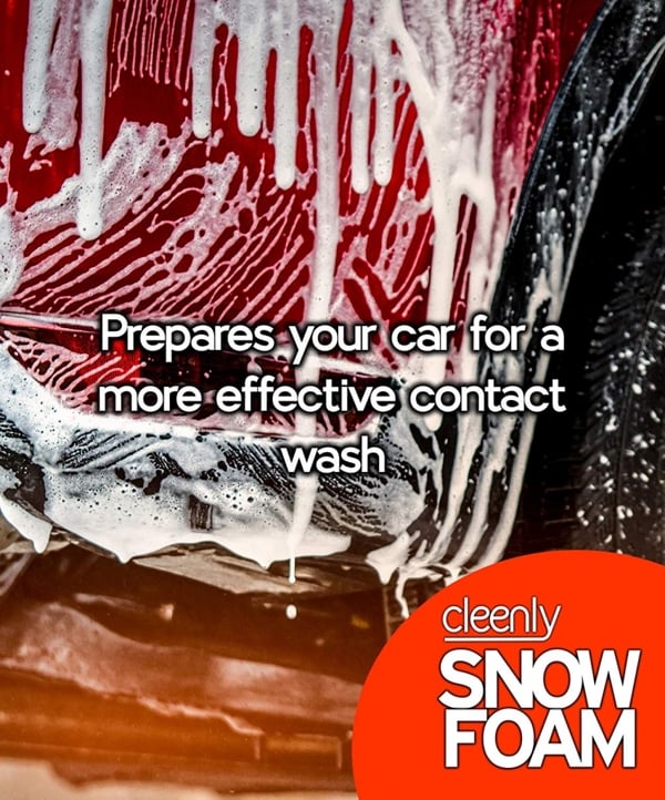 Cleenly Bubblegum Snow Foam - High Performance Formula with Super Thick Foam - Non Caustic & pH Neutral 20L
