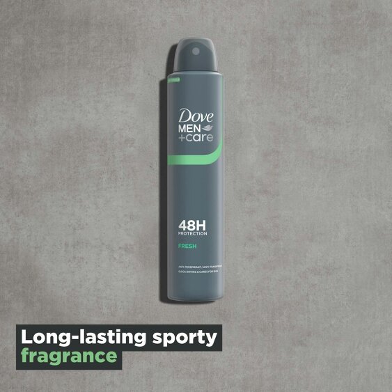 Dove Men+Care Antiperspirant Deodorant Fresh 3x200ml, 48H Sweat Protection