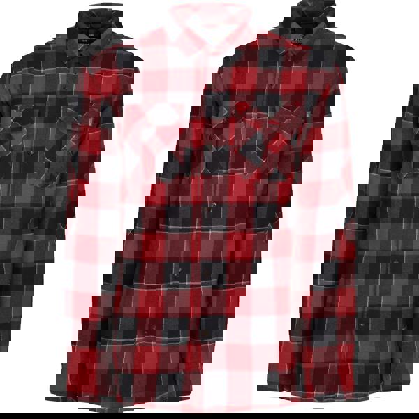 Regatta Professional Mens Checked Padded Shirt - Red