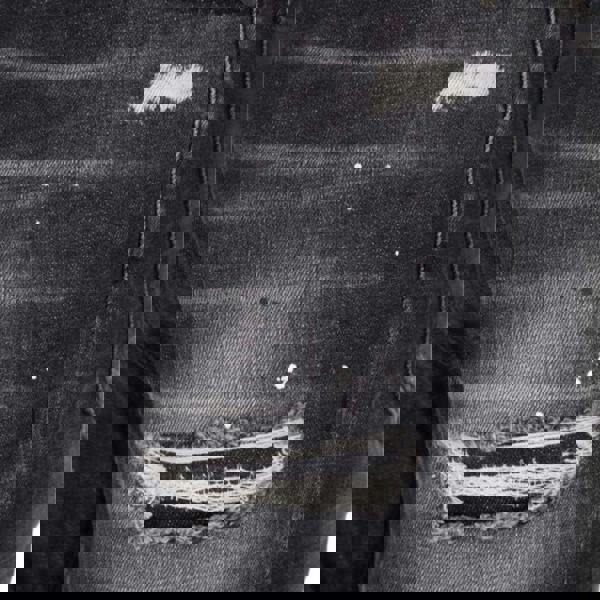 Dsquared2 642 Denim Paint Splash Black Denim Pants Mens