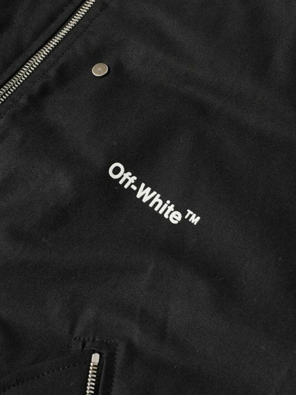 Off-White Diag Bomber Black