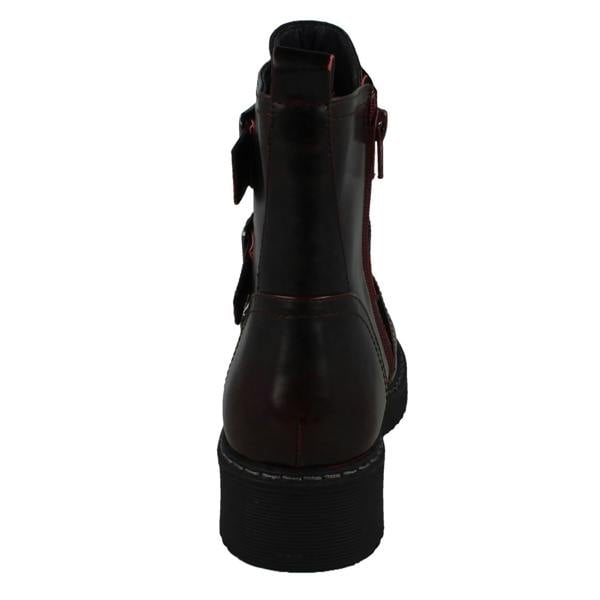 Spot On Ladies Spot On Buckle Ankle Boots F51069