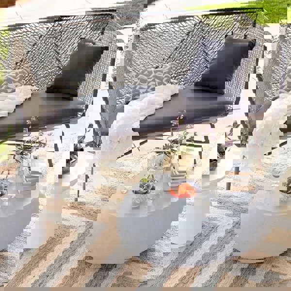 Carmean Rattan Chair and Footstool, Outdoor-Weilai Concept-Weilai Concept