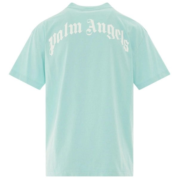 Palm Angels Classic Shark Design T-Shirt - Light Blue