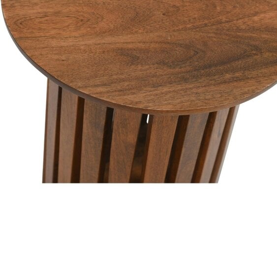 Wyld Haus Birmingham Slatted Mango Wood Side Table