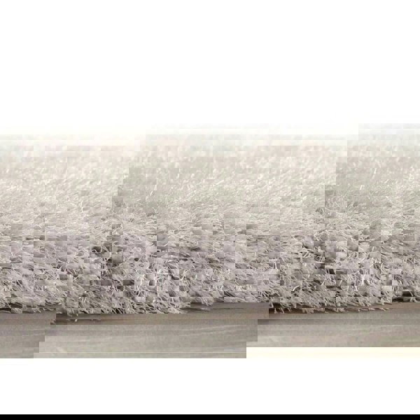 Extravagance Silver Grey Shaggy Rug | 60s Retro Glamour