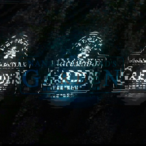 Personalised Memento Company Personalised Garden Sign Outdoor Solar Light