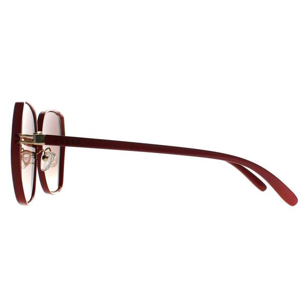 Guess Sunglasses GF0407 66F Shiny Red Brown Gradient