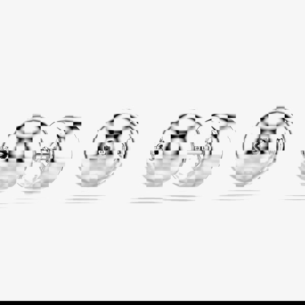 Swarovski Imber Rhodium Plated White Round Stud Earrings 5696073