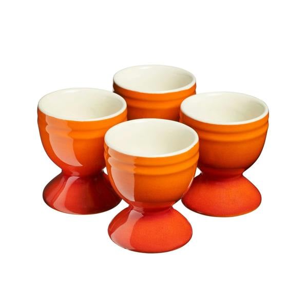 Cooks Professional 4 Piece Egg Cup Set | Orange