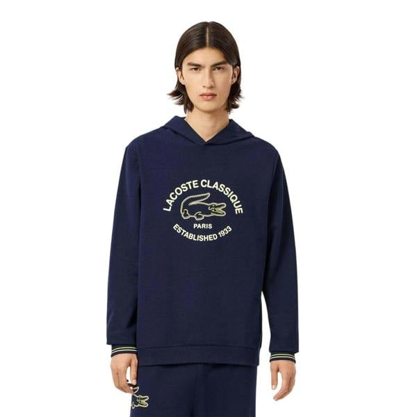 Lacoste Unisex Adult Loungewear Hoodie - Navy - 