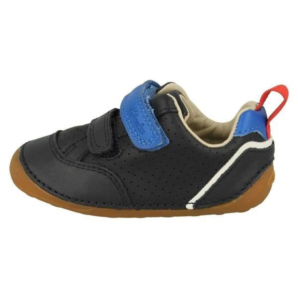 Clarks Childrens Clarks Casual Hook And Loop Strap Shoes Tiny Sky T