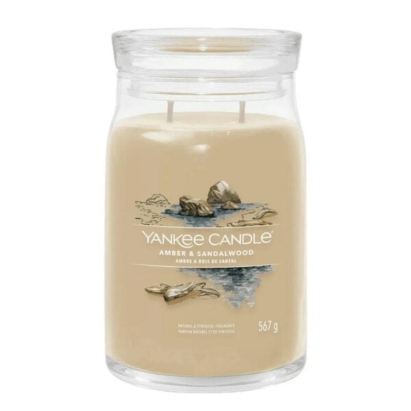 Yankee Candle Amber & Sandalwood Signature Large Jar Candle