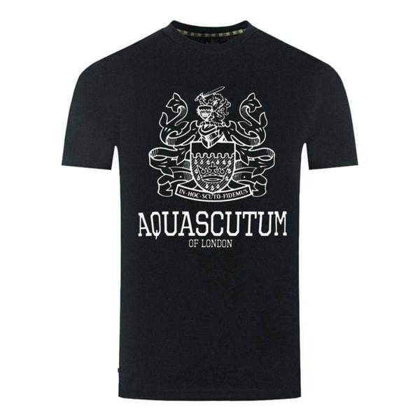 Aquascutum Mens London Aldis T-Shirt - Black - 