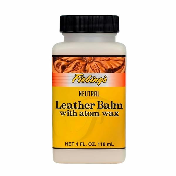 Fiebing's Neutral Leather Balm - With Atom Wax for Conditioning 4oz