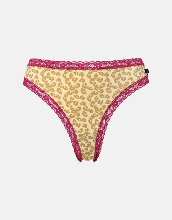 British Boxers Women's Bamboo Lace Thong – Savanna Prowl