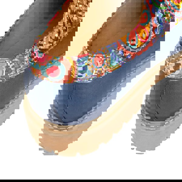 Embassy London Sloane Sail - Navy & Red Signature - Men's Deck Shoe