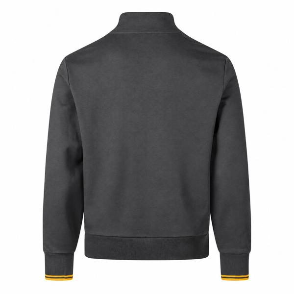 Fred Perry Half Zip Sweatshirt Anchor Grey/Golden