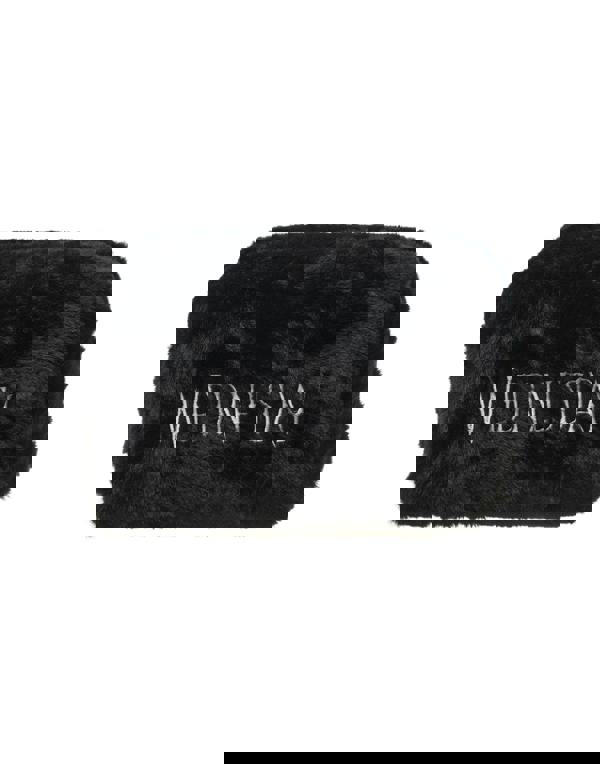 Wednesday Womens Black Logo Makeup Bag (One Size)