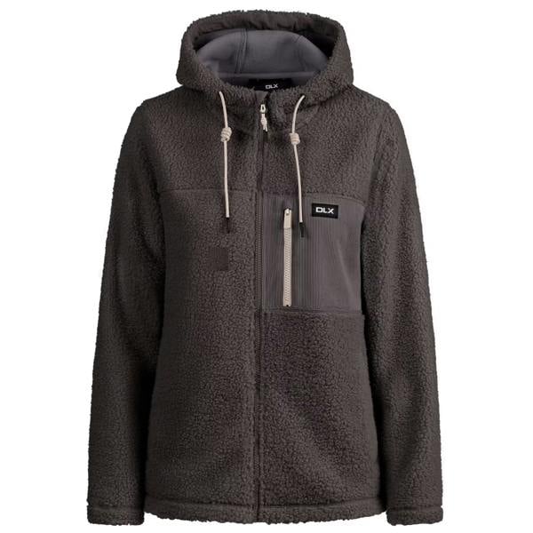 Trespass Womens Jowita DLX Fleece Jacket - Green Smoke