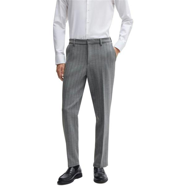 Hugo Boss Mens Slim Trousers - Medium Grey - 