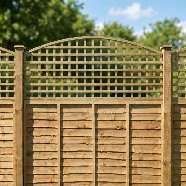 4 pack trellis arch top privacy square [w.6ft x h.2ft] 1