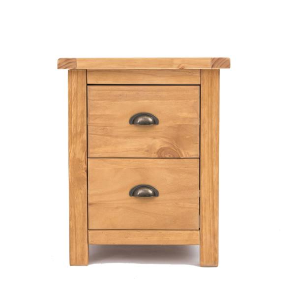 Lugo 2 Drawer Bedside Table