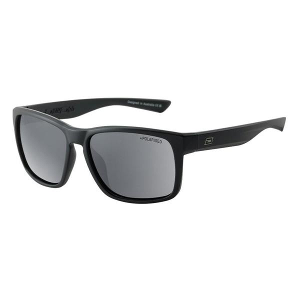 Dirty Dog HOODLUM - Satin Black with Polarized Grey Lens