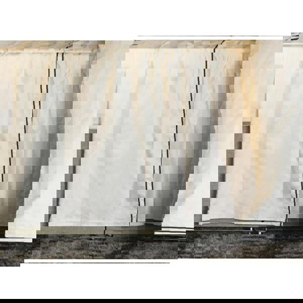 Belledorm Savoy Embroidered Detail Flat Sheet - Navy - 