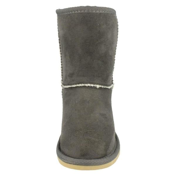 Spot On Ladies Spot On Faux Fur Lined Winter Boots