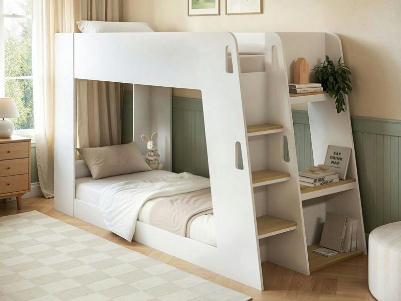Fern Bunk Bed White & Oak