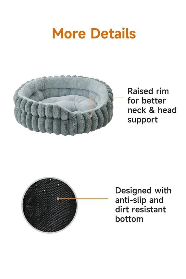 Living and Home Grey Pet Sofa Bed for Cat and Dog