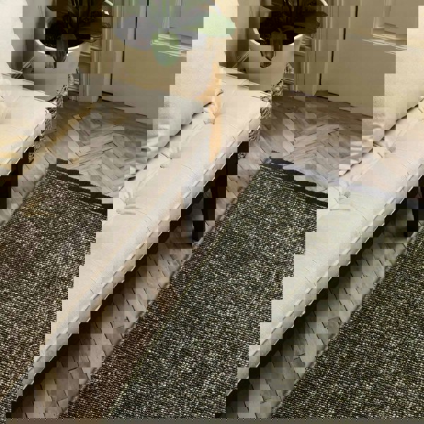 Brilliance Short Pile Green Rug | THE RUGS