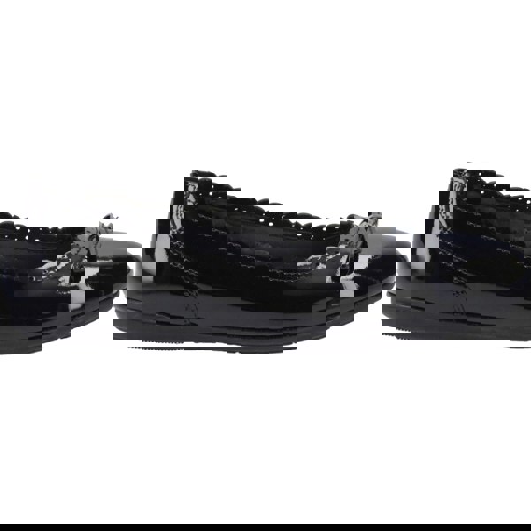 Hush Puppies Lillie Ballerina Patent Leather Girls's Black Ballet Flats