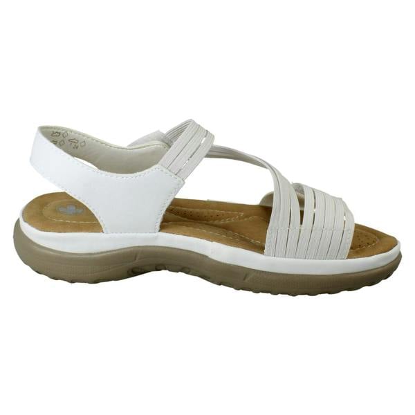 Rieker Ladies Rieker Casual Hook and Loop Strap Sandals 64870