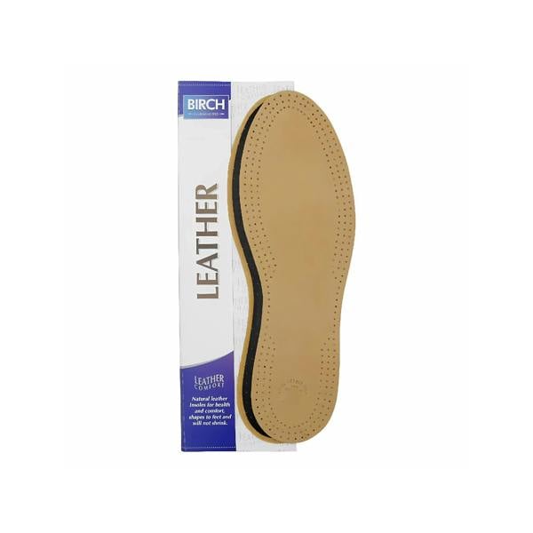 BIRCH Ladies Leather Insoles - Comfort Shoe Inserts