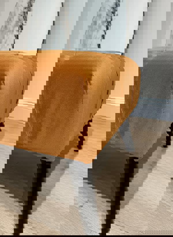 BURNT ORANGE | POUFFE | FOOTSTOOL | NON STORAGE - ISTOOLS