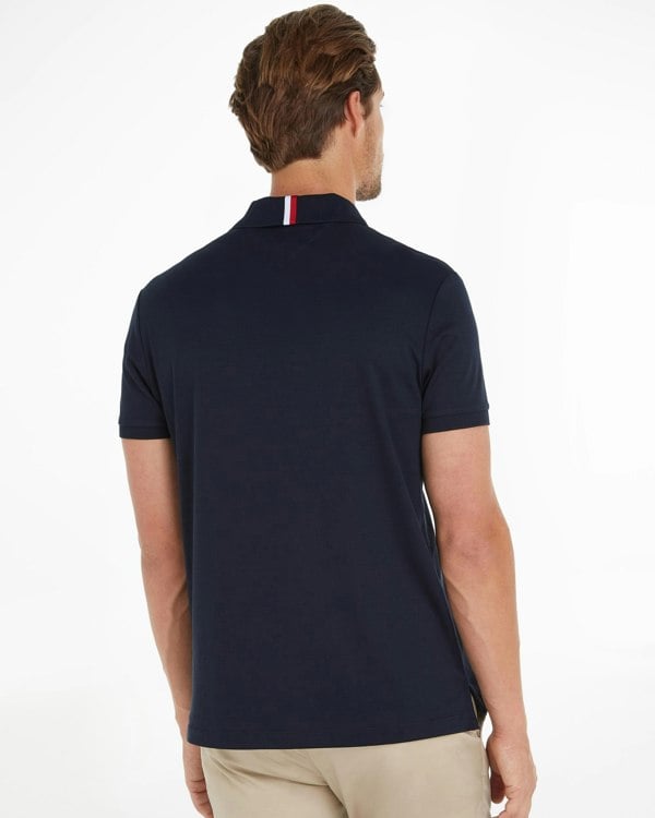 Tommy Hilfiger Liquid Cotton Essential Mens Polo - Desert Sky