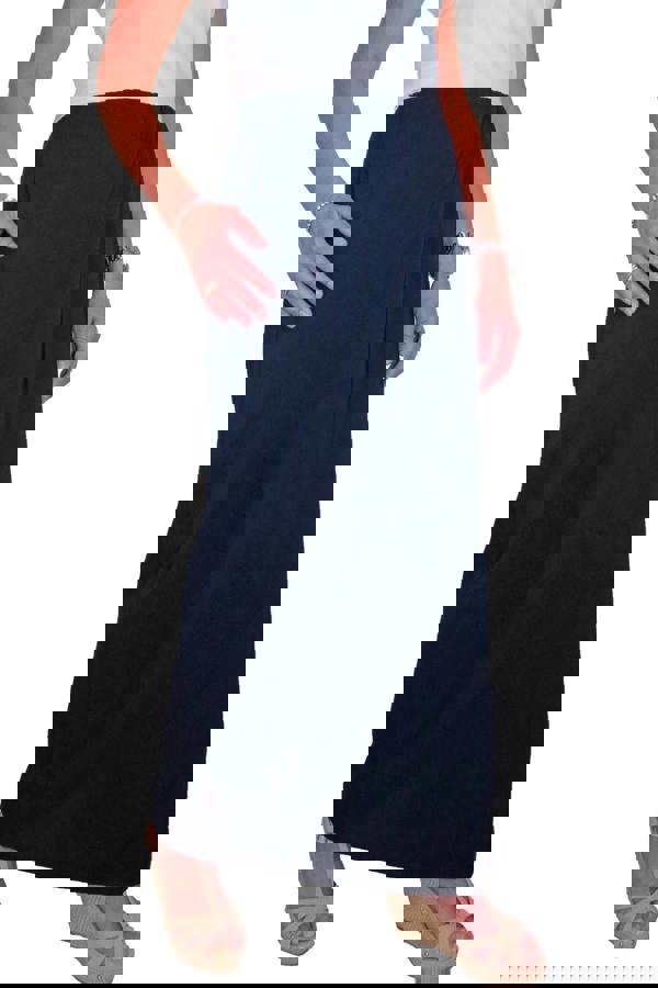 Paulo Due Women's Pull On Elasticated Waist Maxi Pencil Skirt