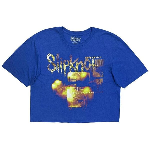 Slipknot Flames Tribal S Logo Crop Top