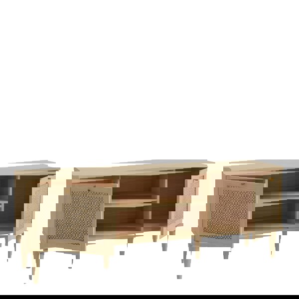 Furniture To Go Calasetta 2 Door 1 Shelf TV Unit in Rattan