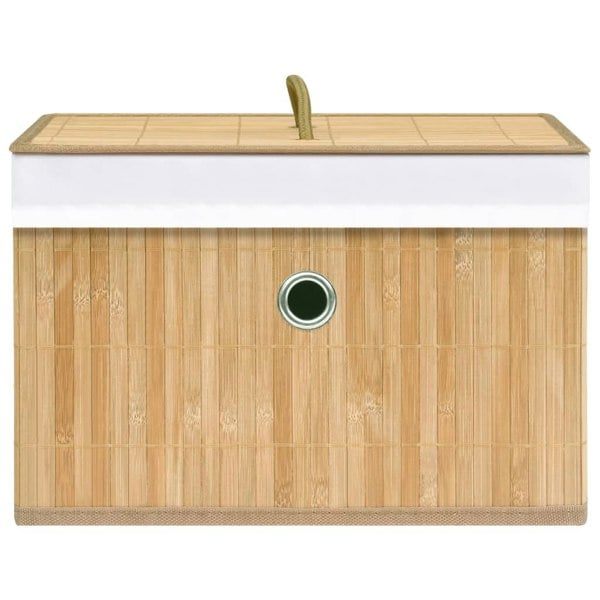 Berkfield Bamboo Storage Boxes 4 pcs