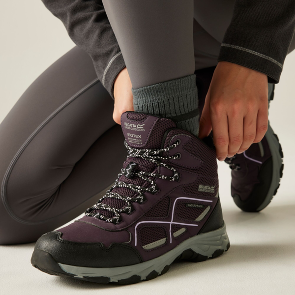 Regatta Women's Lady Vendeavour Walking Boots - Deep Plum/Lilac Frost