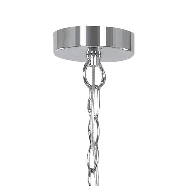 Pagazzi Lighting Ashton 6-Light Polished Chrome Chandelier Ceiling Light