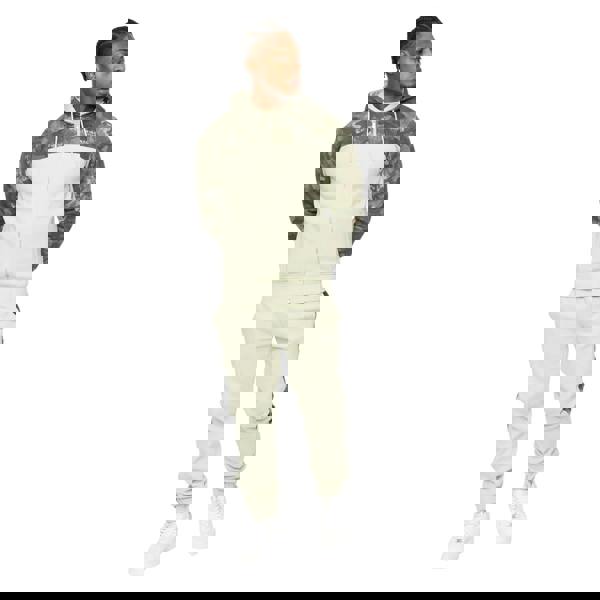 Crosshatch Mens Branton Jogging Bottoms - Light Olive - 