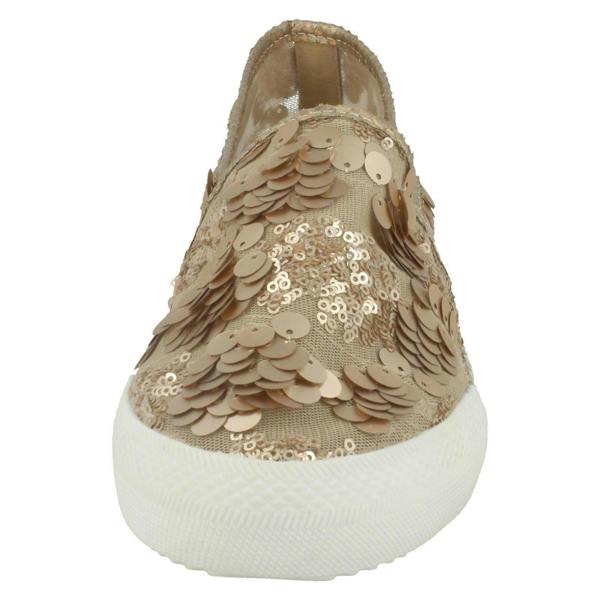 Savannah Ladies Savannah Flat Sequin Espadrilles