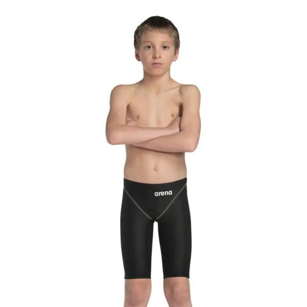 Arena Boys Powerskin ST Next black compression swim shorts with white logo