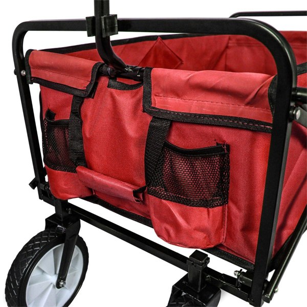 Monstershop Foldable Garden Cart Red