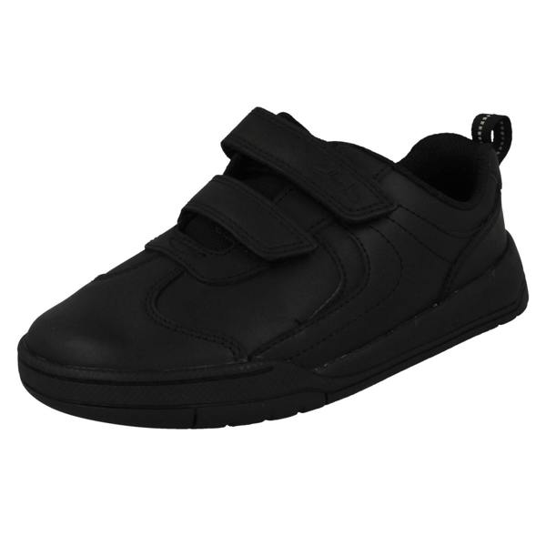 Clarks Boys Clarks Hook & Loop Fastening School Shoes Kick Pace K