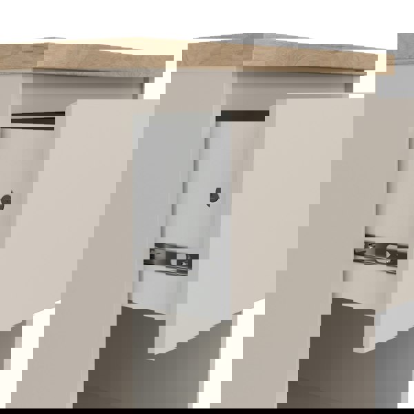 Furniture To Go Naia Bedside 1 Drawer 1 Shelf in Cashmere Jackson Hickory